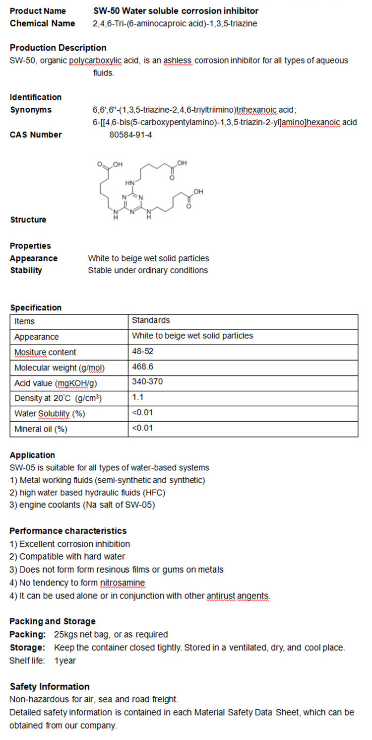 高品质2,4,6-三 - 三氨基酸）-1,3,5-Tri Zine CAS：80584-91-4